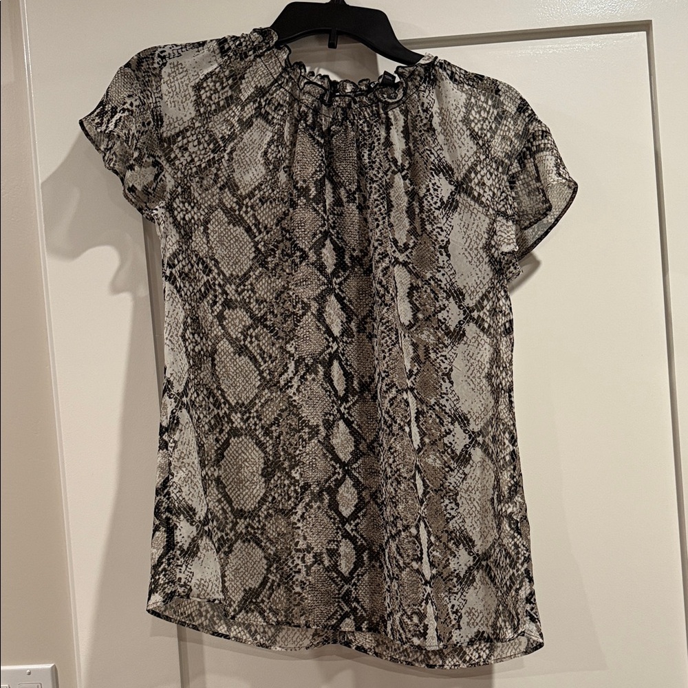 Express Snake Print Blouse